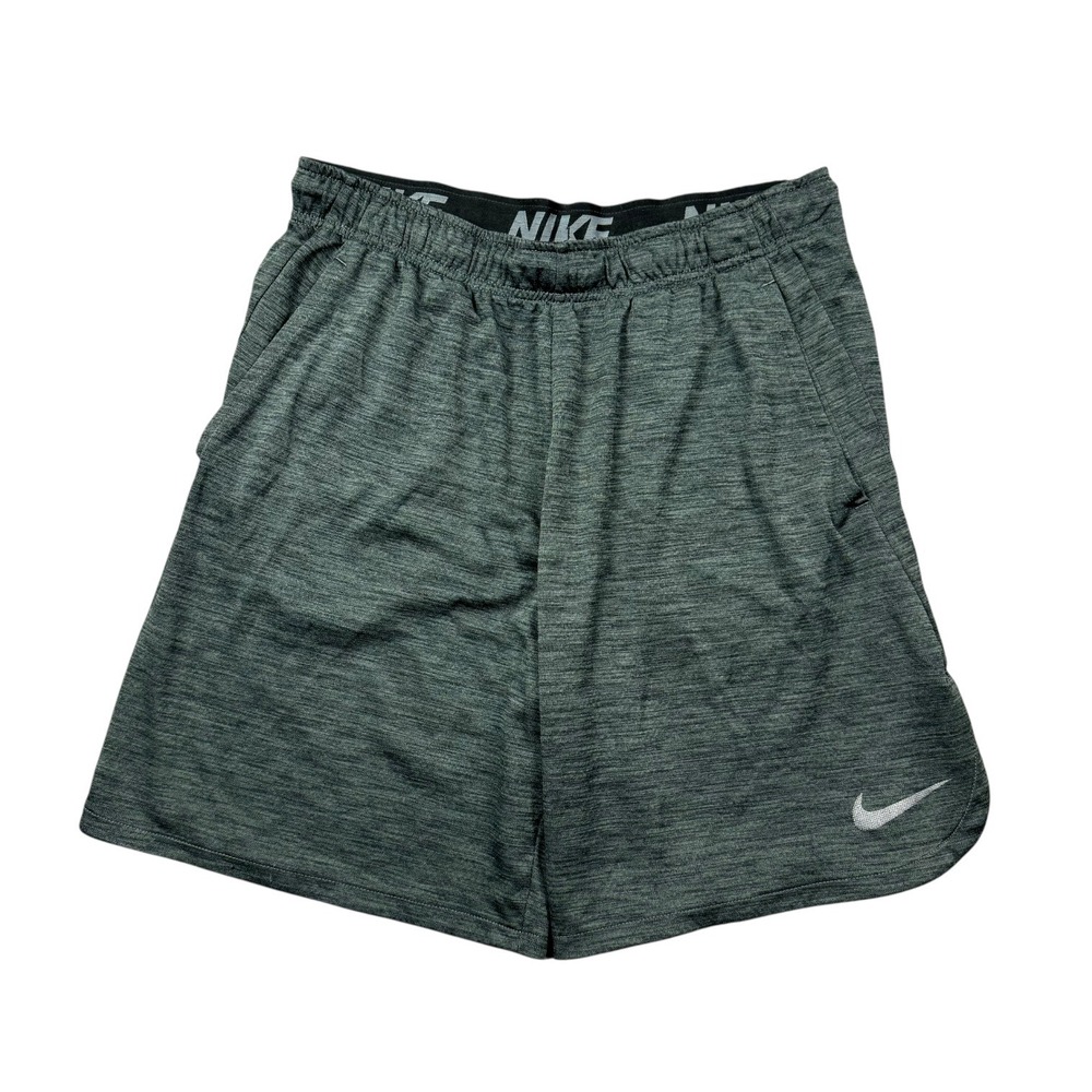 Nike Shorts Men Large Gray 8.5"‎ Dri Fit Athletic Active Workout Gym Sportswear